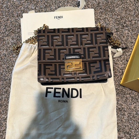 Fendi Handbags - Fendi Kan U small leather bag